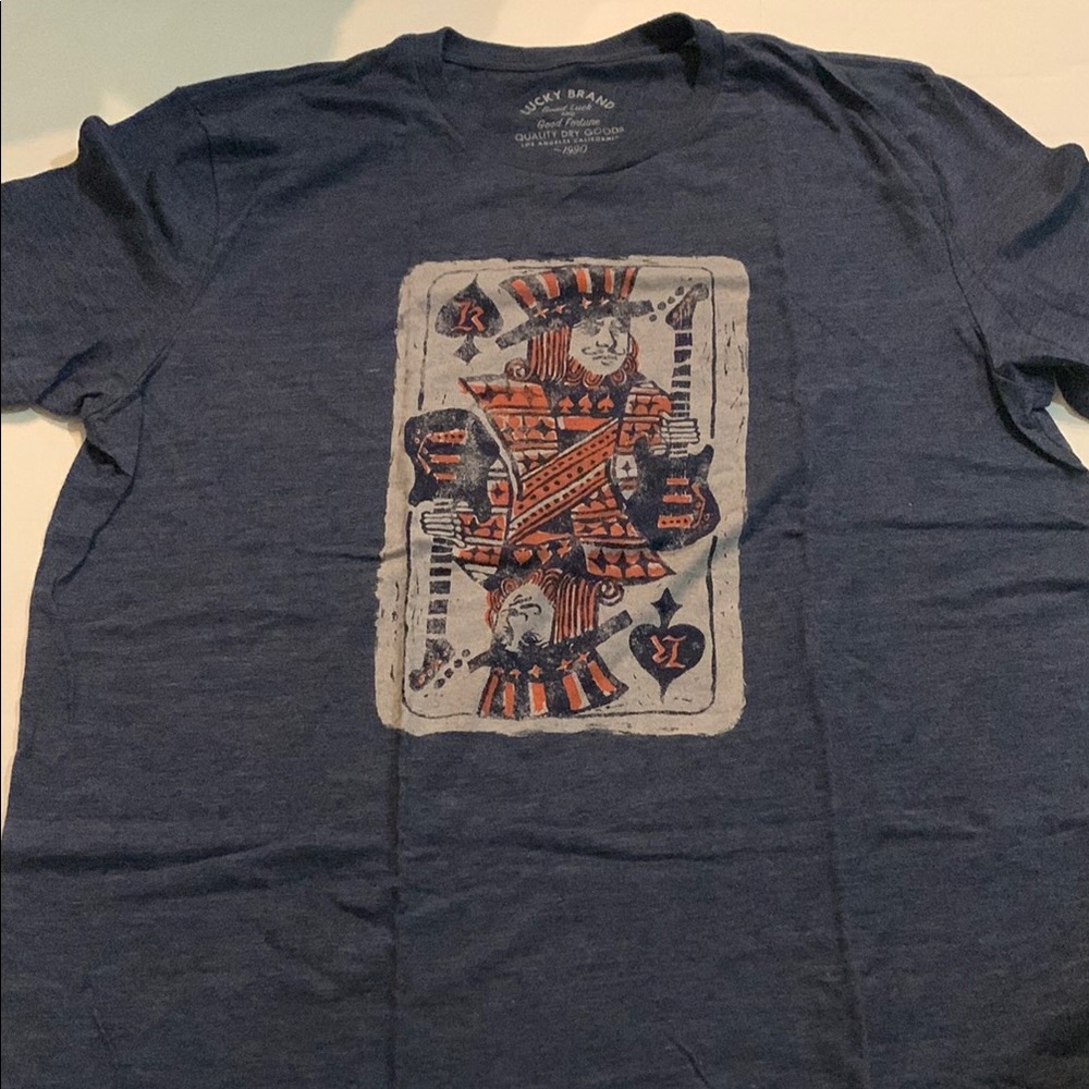 Lucky Brand  Blue Graphic T-Shirt